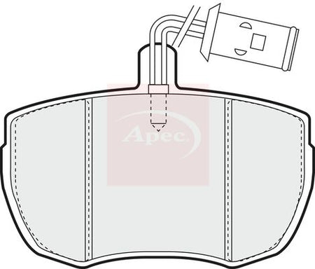 Apec PAD79 Brake Pad Set, disc brake - 1