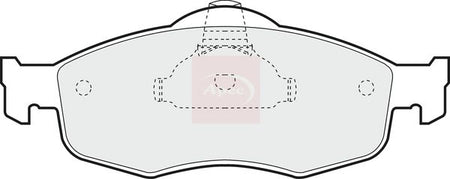 Apec PAD801 Brake Pad Set, disc brake - 1