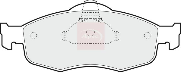Apec PAD801 Brake Pad Set, disc brake - 1