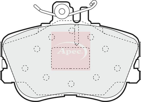 Apec PAD805 Brake Pad Set, disc brake - 1
