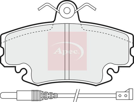 Apec PAD810 Brake Pad Set, disc brake - 1