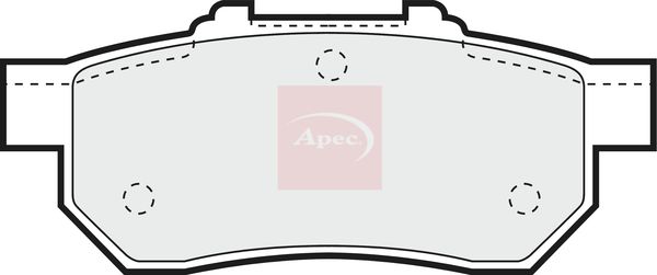 Apec PAD811 Brake Pad Set, disc brake - 1