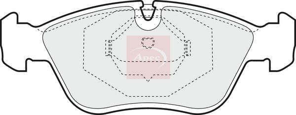 Apec PAD813 Brake Pad Set, disc brake - 1