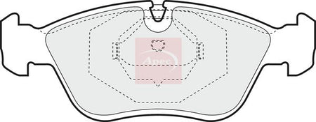 Apec PAD813 Brake Pad Set, disc brake - 1