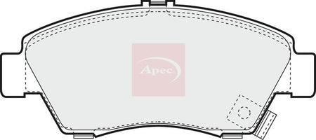 Apec PAD815 Brake Pad Set, disc brake - 1