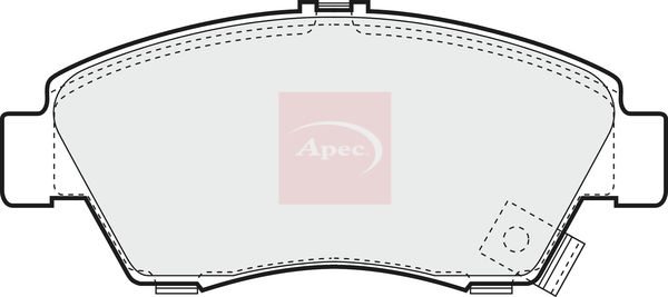 Apec PAD815 Brake Pad Set, disc brake - 1