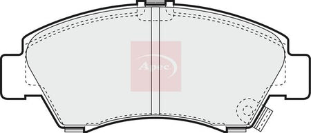 Apec PAD816 Brake Pad Set, disc brake - 1