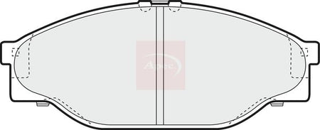 Apec PAD821 Brake Pad Set, disc brake - 1