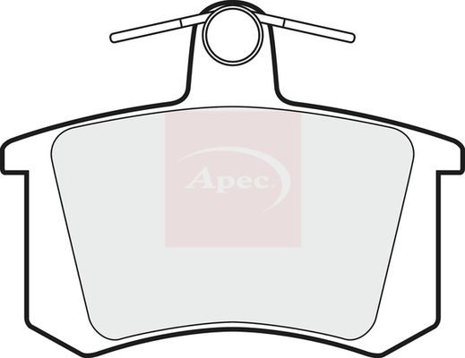 Apec PAD827 Brake Pad Set, disc brake - 1