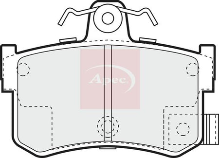 Apec PAD834 Brake Pad Set, disc brake - 1
