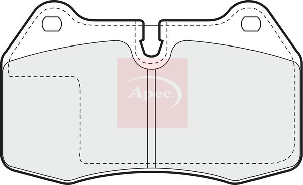Apec PAD836 Brake Pad Set, disc brake - 1