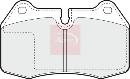 Apec PAD836 Brake Pad Set, disc brake - 1