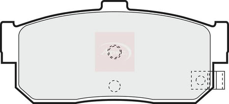 Apec PAD842 Brake Pad Set, disc brake - 1