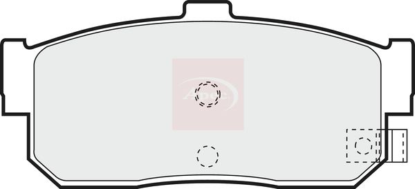 Apec PAD842 Brake Pad Set, disc brake - 1