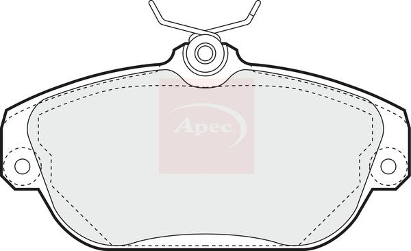 Apec PAD843 Brake Pad Set, disc brake - 1