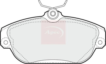 Apec PAD843 Brake Pad Set, disc brake - 1