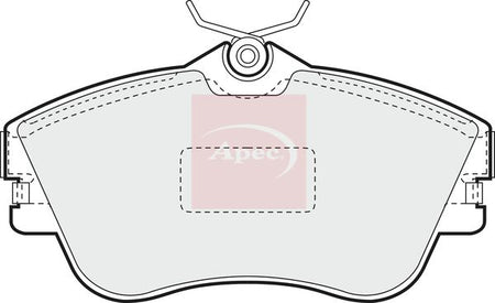 Apec PAD848 Brake Pad Set, disc brake - 1
