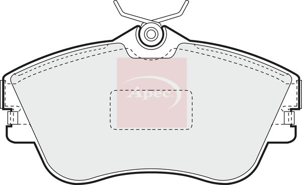 Apec PAD848 Brake Pad Set, disc brake - 1