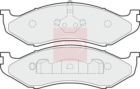 Apec PAD852 Brake Pad Set, disc brake - 1