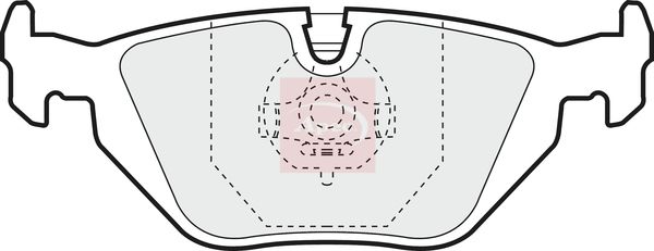 Apec PAD856 Brake Pad Set, disc brake - 1