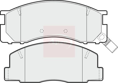 Apec PAD858 Brake Pad Set, disc brake - 1