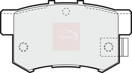 Apec PAD859 Brake Pad Set, disc brake - 1