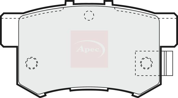 Apec PAD859 Brake Pad Set, disc brake - 1