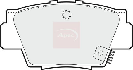 Apec PAD860 Brake Pad Set, disc brake - 1