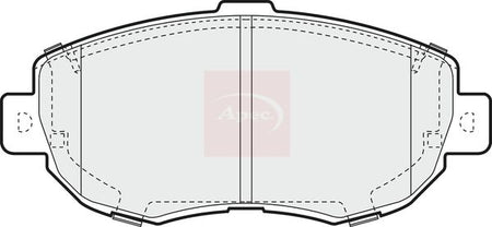 Apec PAD863 Brake Pad Set, disc brake - 1