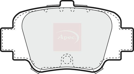 Apec PAD871 Brake Pad Set, disc brake - 1
