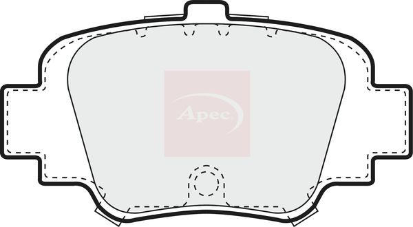Apec PAD871 Brake Pad Set, disc brake - 1