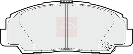 Apec PAD873 Brake Pad Set, disc brake - 1