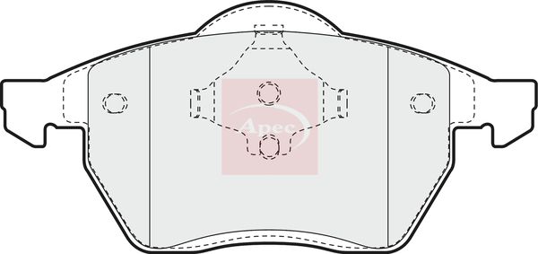 Apec PAD875 Brake Pad Set, disc brake - 1