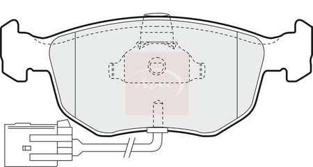 Apec PAD877 Brake Pad Set, disc brake - 1