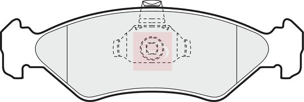 Apec PAD882 Brake Pad Set, disc brake - 1