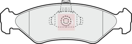 Apec PAD882 Brake Pad Set, disc brake - 1