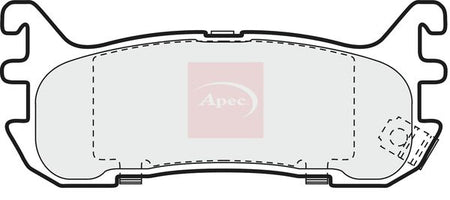 Apec PAD887 Brake Pad Set, disc brake - 1
