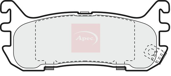 Apec PAD887 Brake Pad Set, disc brake - 1