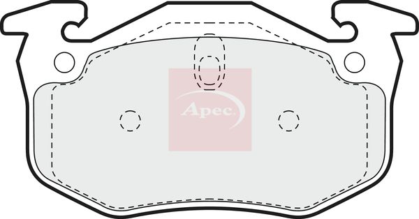 Apec PAD891 Brake Pad Set, disc brake - 1