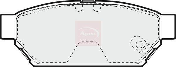 Apec PAD894 Brake Pad Set, disc brake - 1