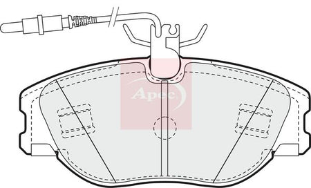 Apec PAD898 Brake Pad Set, disc brake - 1