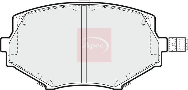 Apec PAD900 Brake Pad Set, disc brake - 1