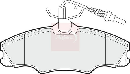 Apec PAD901 Brake Pad Set, disc brake - 1