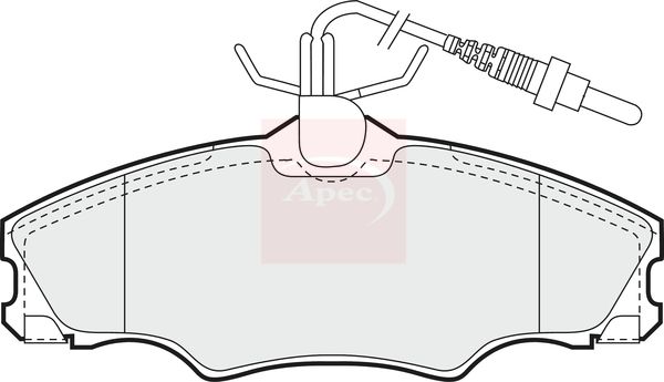 Apec PAD901 Brake Pad Set, disc brake - 1