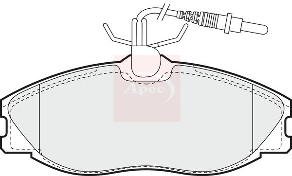 Apec PAD902 Brake Pad Set, disc brake - 1