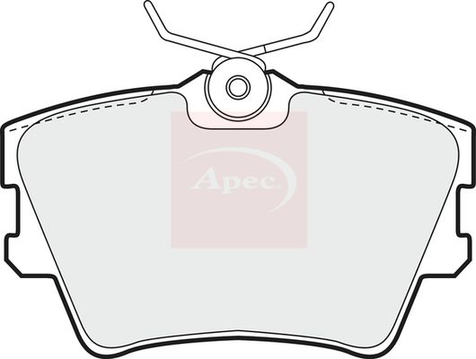Apec PAD905 Brake Pad Set, disc brake - 1