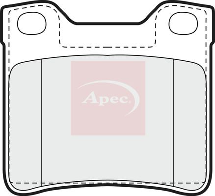 Apec PAD906 Brake Pad Set, disc brake - 1