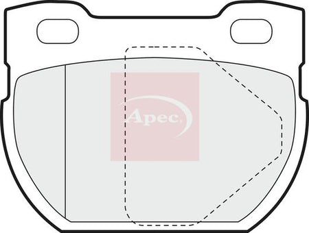 Apec PAD907 Brake Pad Set, disc brake - 1