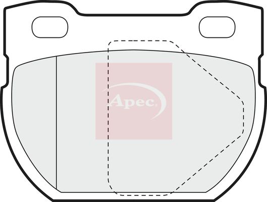 Apec PAD907 Brake Pad Set, disc brake - 1