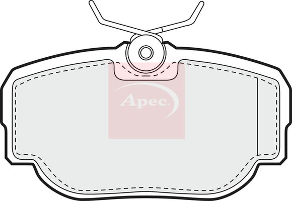 Apec PAD908 Brake Pad Set, disc brake - 1
